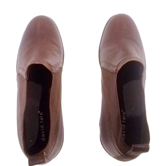 David Tate "Naya" Leather Ankle Stretch Bootie - Picture 6 of 8